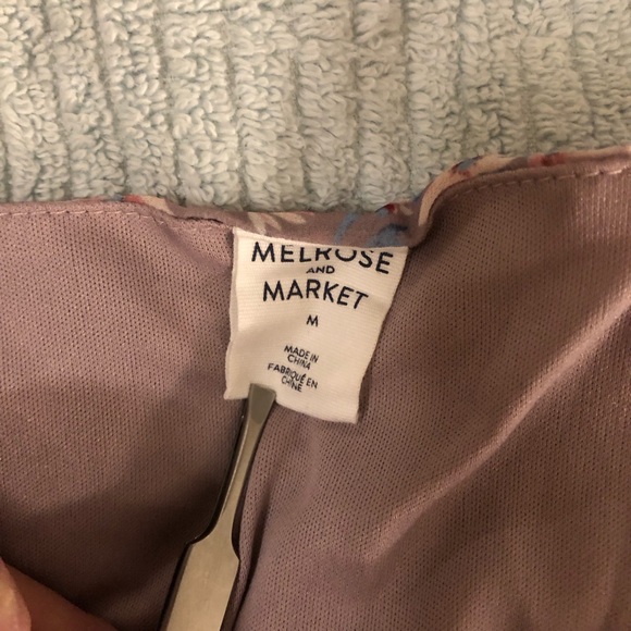 Melrose and Market Lavender Floral Mini Dress size M - Picture 6 of 7